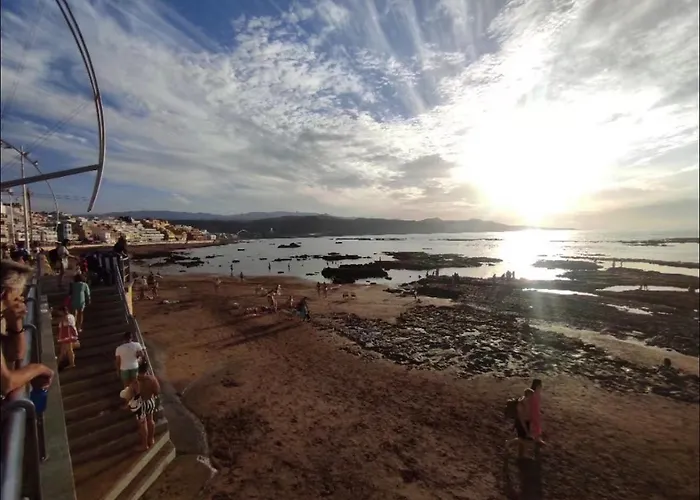 Right On The In Canteras - First Line! דירה *